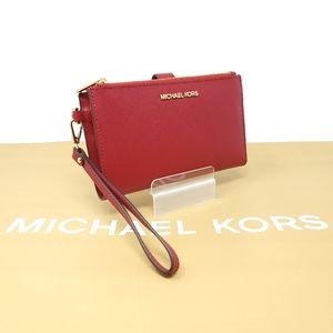 ⚠️LAST 1⚠Michael Kors Jet Set LG Double Zip Wallet